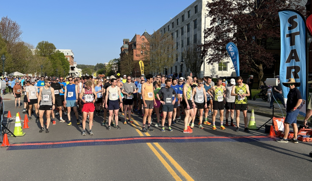 Runners at the start