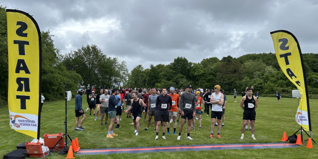 Runners at the start