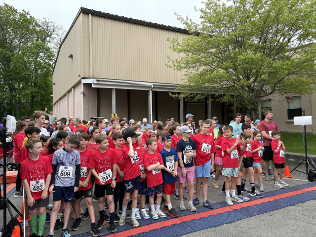 Runners at the start