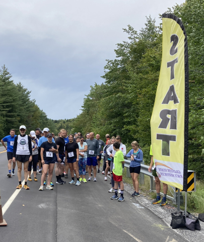 Runners at the start