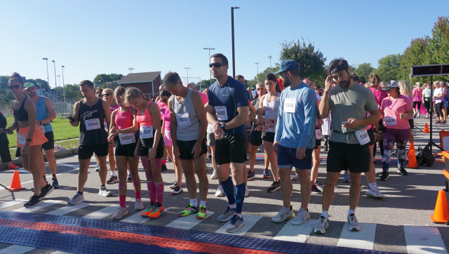 Runners at the start