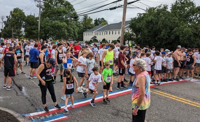 Runners at the start