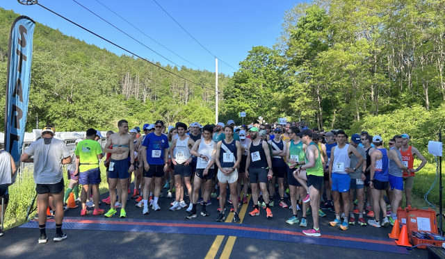 Runners at the start