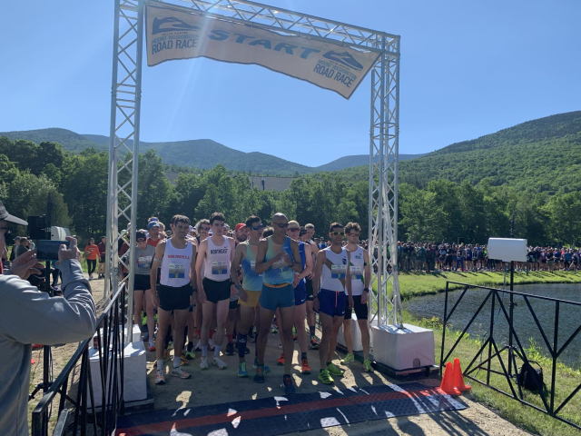 Runners at the start