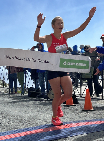 Female winner Kayla Lampe of Shelburne Falls, Mass.