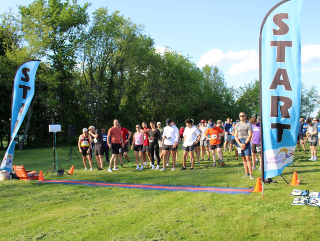 Runners at the start