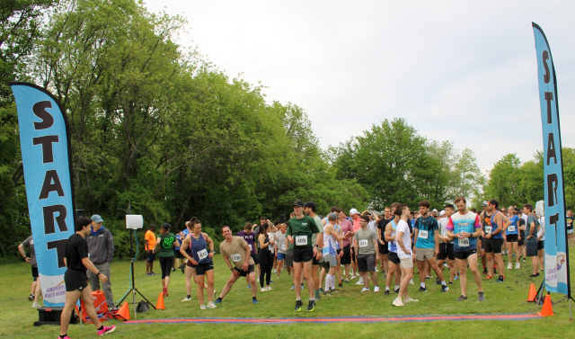 Runners at the start