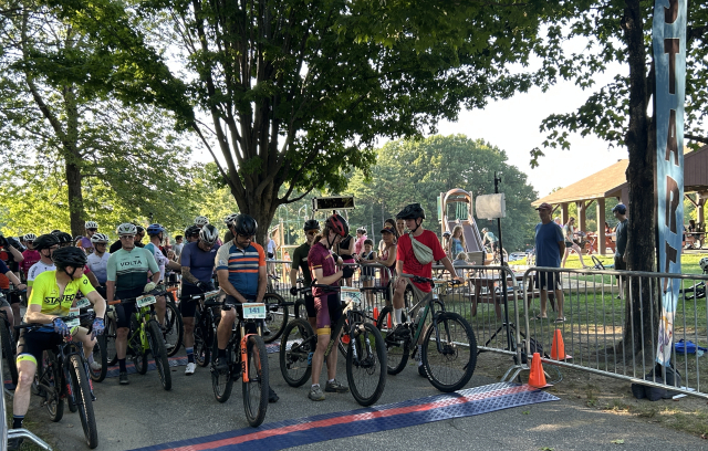 Riders at the start