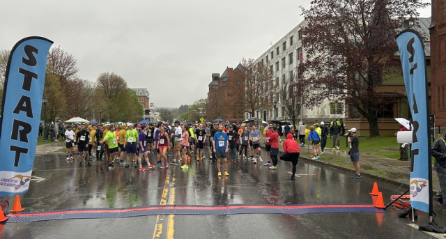 Runners at the start
