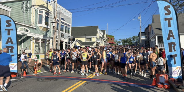 Runners at the start